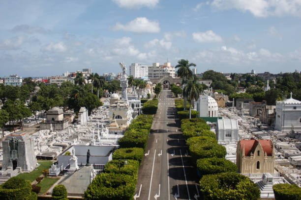 a-top-view-of-the-colon-cemetery-in-havana-and-the-surrounding-buildings
